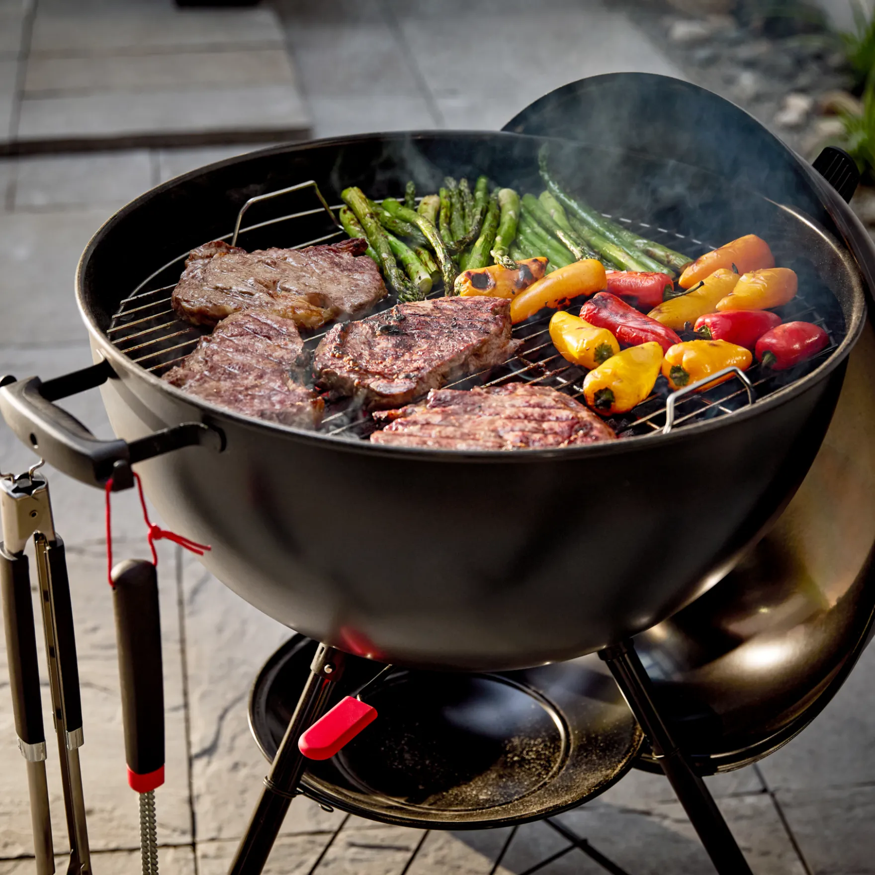 22” Original Kettle® Stealth® Edition Charcoal Grill