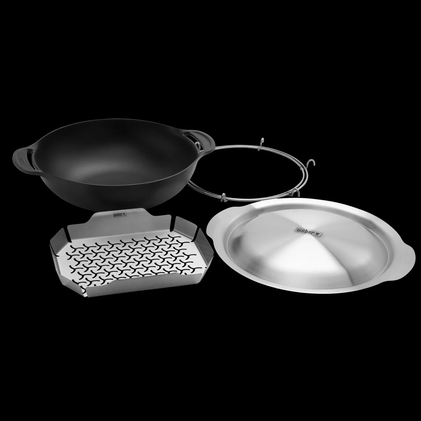 WEBER CRAFTED Wok & Steamer